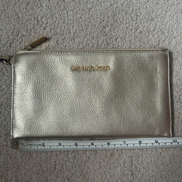 Michael Kors Metallic Gold Wristlet - Picture 6 of 7